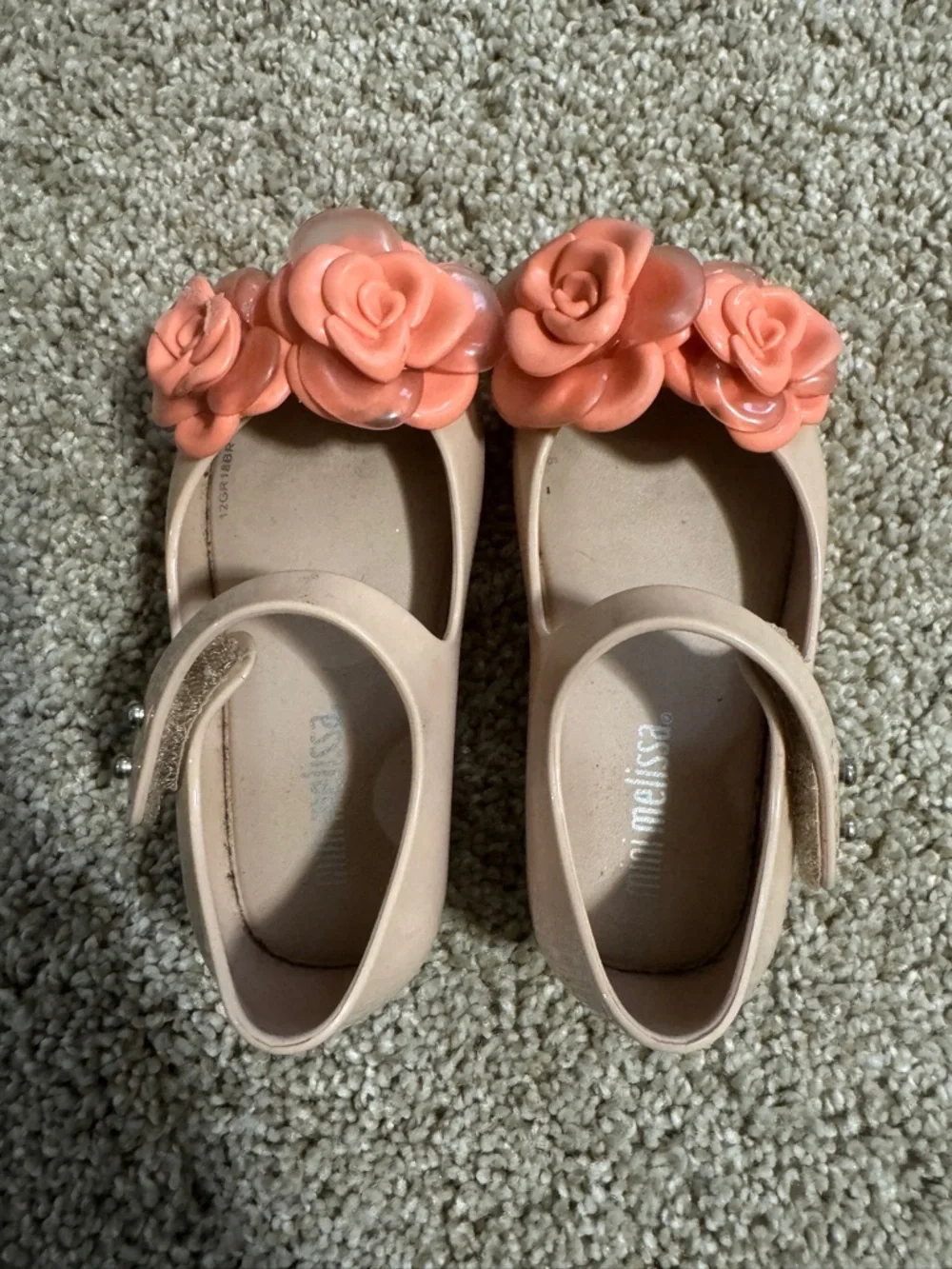 Size 6 Toddler Girl’s Mini Melissa Baby Girl Toddler Dress Ultragirl Shoes